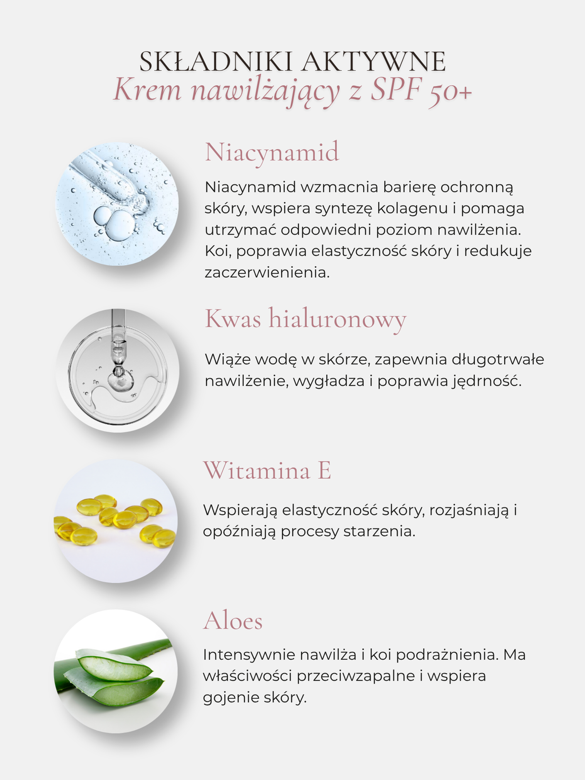 Krem nawilżający z SPF50+