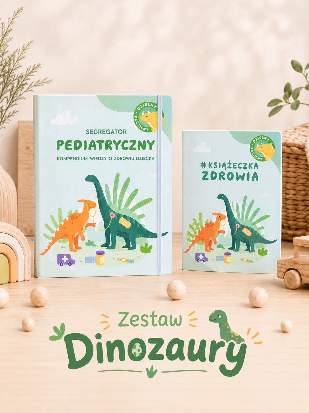 Zestaw pediatryczny Dinozaury